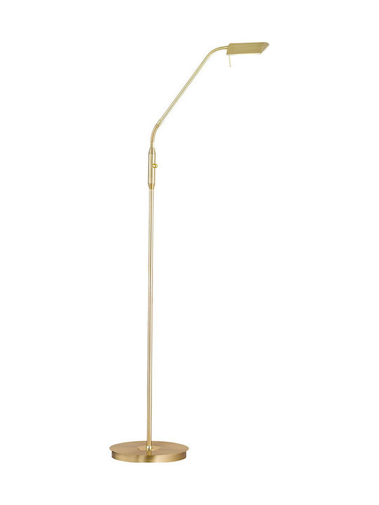 Wofi Cory Μοντέρνο LED Φωτιστικό Δαπέδου Υ150xΜ27εκ. με Θερμό Λευκό Φως σε Χρυσό Χρώμα