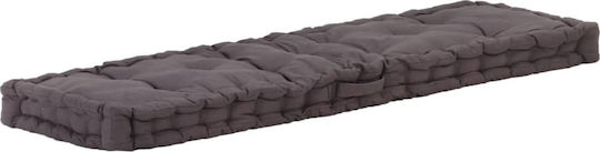 vidaXL Pernă pentru Bancă de Paletă Cărbune de lemn 120x40cm. 48675