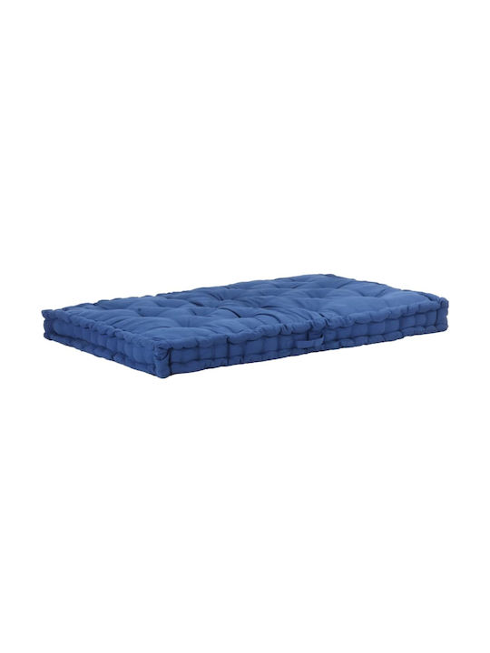 vidaXL Pallet Sofa Cushion Blue 120x80cm.