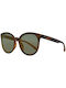 Pepe Jeans Women's Sunglasses with Brown Plastic Frame and Blue Lens PJ7352-C2