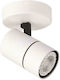 Eurolamp Single Spot with Socket GU10 in White Color