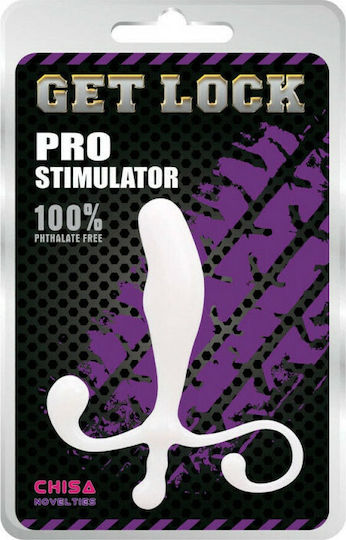 Chisa Novelties Get Lock Pro Stimulator Dop Anal White 12.5cm