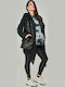 Jacqueline Shiny Maternity Leggings Black