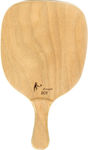 "to agori" Classic Beach Racket Beige 430gr with Straight Handle Beige