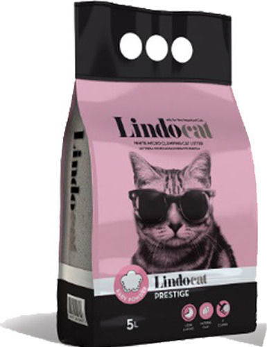 Lindocat Prestige Bentonite Cat Litter with Scent Baby Powder 5kg