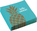 Dinner napkins Pineapple 33cm 20pcs.