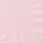 Paper napkins 33x33cm. pink monochrome 20pcs.