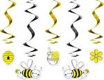 Hanging decorative Bee 60cm length 5pcs.