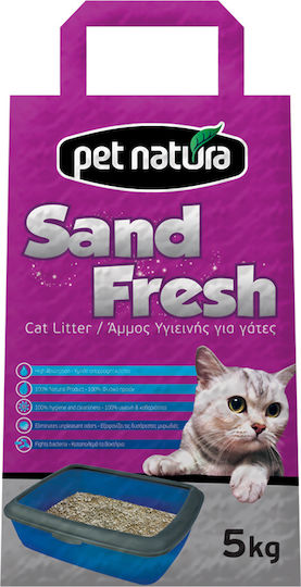 Pet Natura Sand Fresh Cat Litter with Scent Φρεσκάδας 5kg