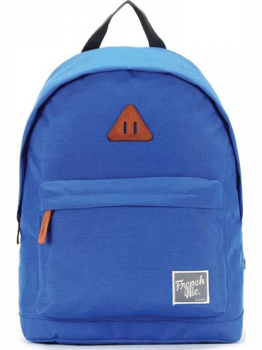 Bagtrotter Blau Schulranzen Rucksack Junior High-High School in Blau Farbe