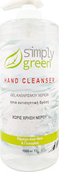 Simply Green Гел за Ръце с Помпа 1000ml Simply Green Гел за Ръце с Помпа 1000ml