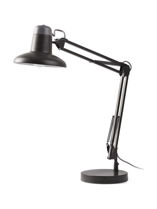 Faro Barcelona Snap Office Lamp with Foldable Arm for Socket E27 in Gray Color