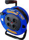Alyco Extension Reel Cord 3 x 1.5mm²/25m Blue
