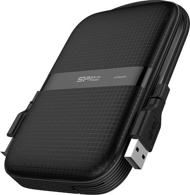 Silicon Power Armor A60 USB 3.1 Εξωτερικός HDD 2TB 2.5" Black/Black