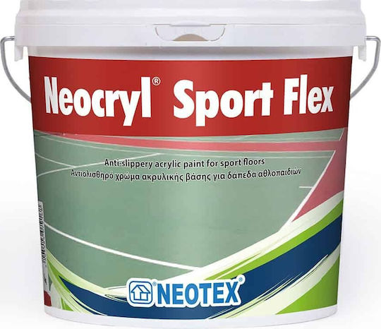 Neotex Neocryl Sport Flex Χρώμα Ακρυλικό Λευκό 4kg