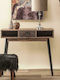 Home Κονσόλα Ξύλινη Μαύρη / Grey / Oak Μ90xΠ35xΥ75εκ.