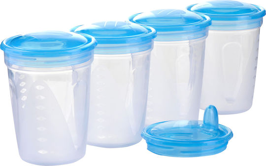 Babyono Δοχεία Αποθήκευσης Μητρικού Γάλακτος 200ml 4τμχ