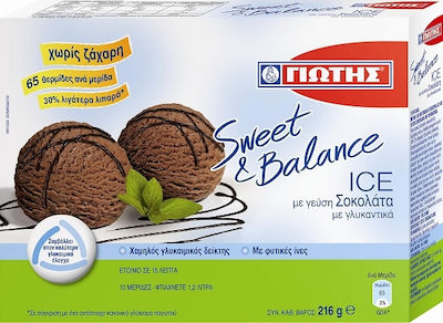 Γιώτης Mix for Ice cream Sweet & Balance Sugar Free with Flavor Chocolate 216gr