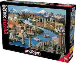 Popular Landmarks Daniela Pirola Puzzle 2D 2000pcs 3941