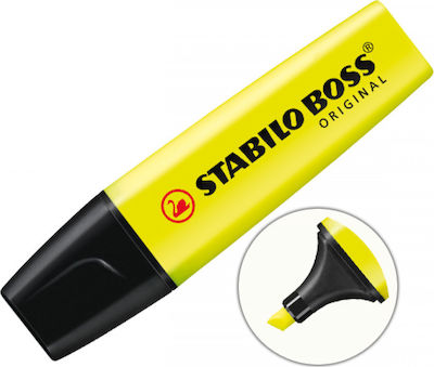 Stabilo Boss Original Μαρκαδόρος Υπογράμμισης 5mm Κίτρινος