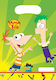 Phineas & Ferb Pungi cadou 6 buc.