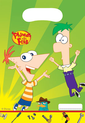 Phineas & Ferb Gift Bags 6pcs.