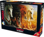 Puzzle Four Horses of Apocalypse Sharlene Osorio 2D 2000 Κομμάτια