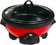 TnS Slow Cooker 1300W With Capacity 3.5lt Red