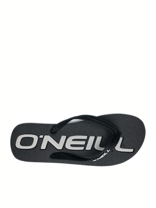 FM Profile Logo Herren Flip Flops Schwarze