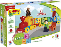 Androni Giocattoli Educational Building Blocks Eκπαιδευτικό Τρένο for 1.5 - 5 years 33pcs