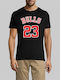 Bulls Jordan t-shirt (Replica) - BLACK