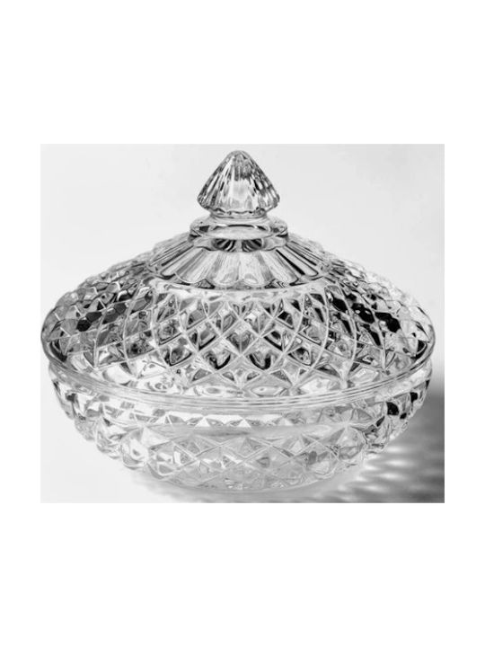 Cristal D' Arques Crystal Sweet Jar with Lid Transparent 12x12cm