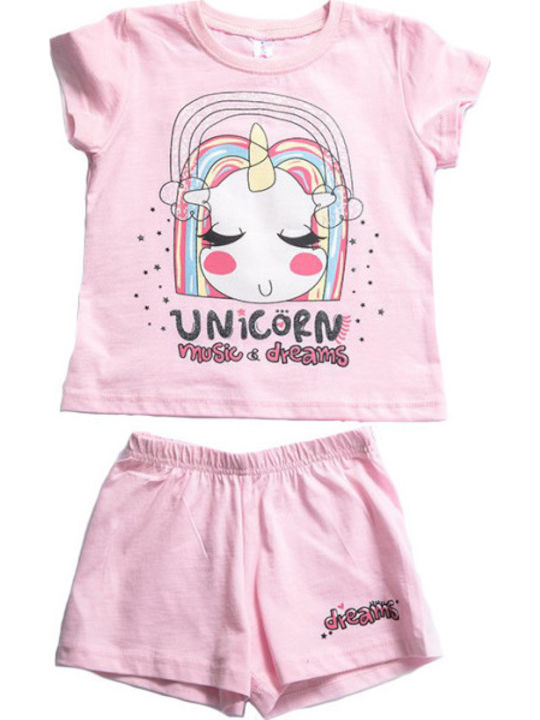 Dreams by Joyce Kids Pyjamas Summer Pink