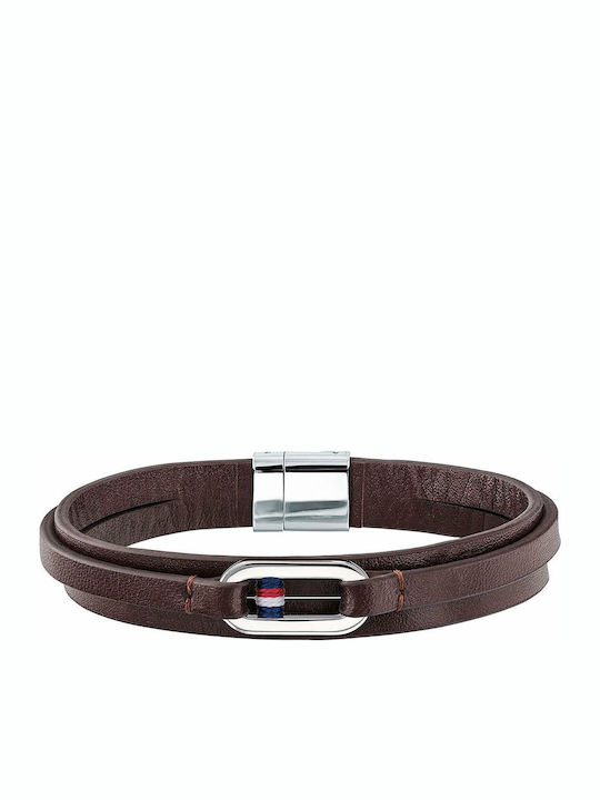 Tommy Hilfiger Herren Armband aus Leder