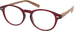 Eyelead Ε186 Lesebrille +4.00 in Burgundisch Farbe Ε186 E 186