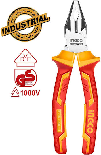 Ingco Plier Straight Electrician Length 200mm
