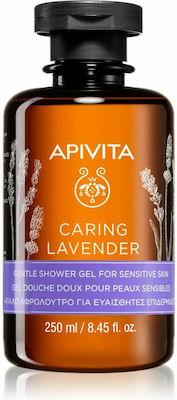 Apivita Caring Lavender Αφρόλουτρο σε Gel Λεβάντα 250ml