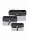 Set de coșuri decorative Bambus White 3buc