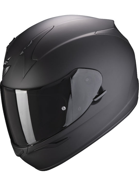 Scorpion EXO-390 Solid Matt Black Κράνος Μηχανής Full Face ECE 22.05