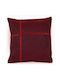 Mc Decor Sofa-Kissen 1963-3 Burgundisch 45x45cm