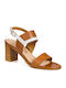 Leather Sandals Anatomic Tabac Brown