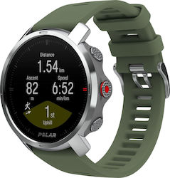 Polar Grit X Waterproof Smartwatch with Heart Rate Monitor (Green)
