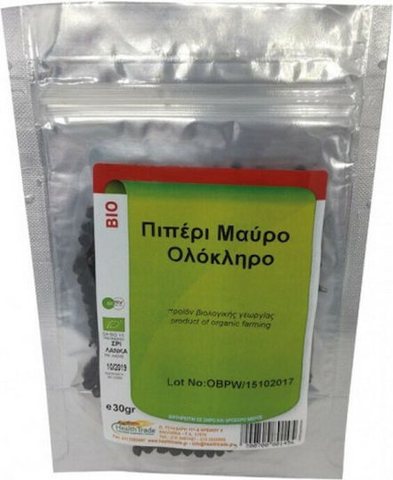 HealthTrade Pepper Organic Black Whole 30gr