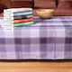 Silk Fashion 3702 Cotton & Polyester Tablecloth Purple 160x220cm