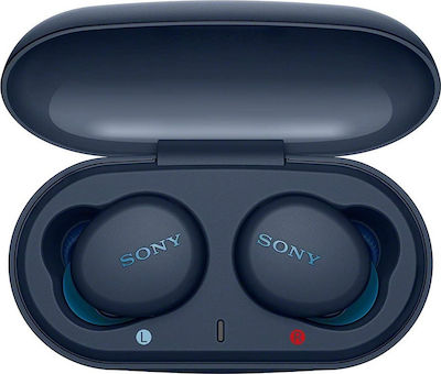 Sony WF-XB700 In-ear Bluetooth Handsfree Ακουστικά με Αντοχή στον Ιδρώτα και Θήκη Φόρτισης Μπλε