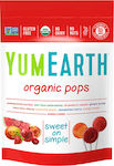 YumEarth Γλειφιτζούρια Organic Pops με Γεύση Φρούτα 85gr 14τμχ