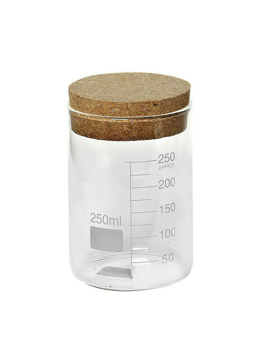 Espiel Vase General Use with Cork Glass 500ml 1pcs