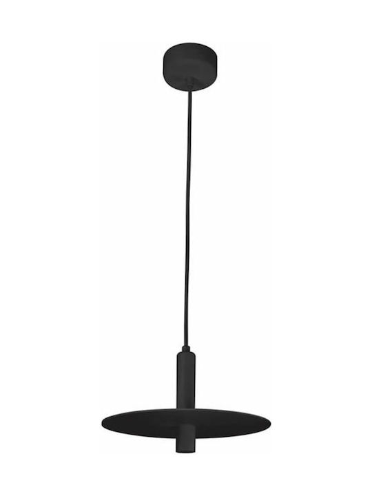 Zambelis Lights Pendant Light LED Suspension with Warm White Light Black