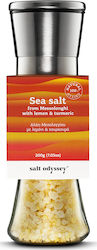 Salt Odyssey Αλάτι Sare de mare în Râșniță Μεσολογγίου cu lămâie și turmeric 200gr
