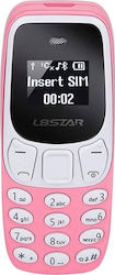 L8STAR BM10 Mini Dual SIM Mobile Phone with Buttons Pink